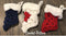 CROCHET PATTERN: Mini Granny Square Stocking Pattern, Crochet ornament pattern